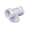 Everflow 1-1/2" Plastic 3 Way End Outlet Tee for Tubular Drain Applications P21515 - alternate 2